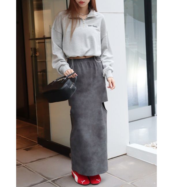 EVRIS「カットオフロングスカート」|スカート|