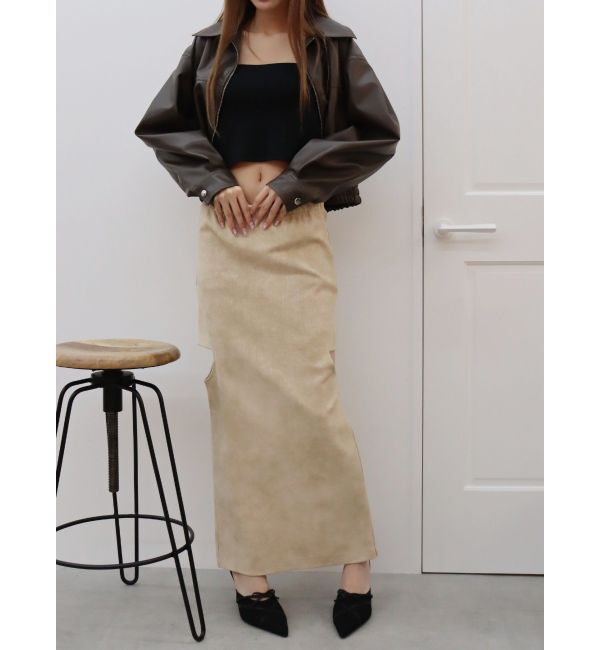 EVRIS「カットオフロングスカート」|スカート|