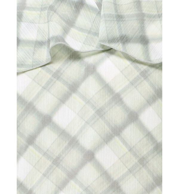 EVRIS「チェックシフォントップス」|キャミソール|