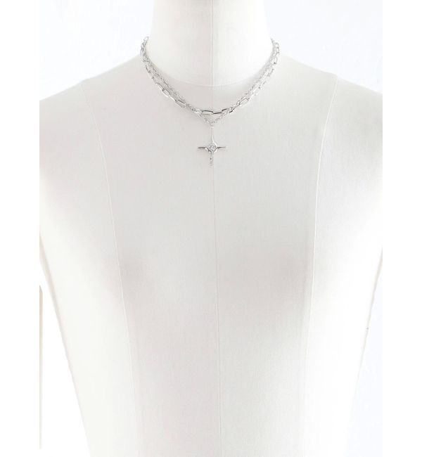 EVRIS「CROSS PENDANTチョーカーネックレス」|ネックレス|