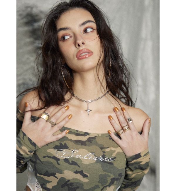 EVRIS「CROSS PENDANTチョーカーネックレス」|ネックレス|