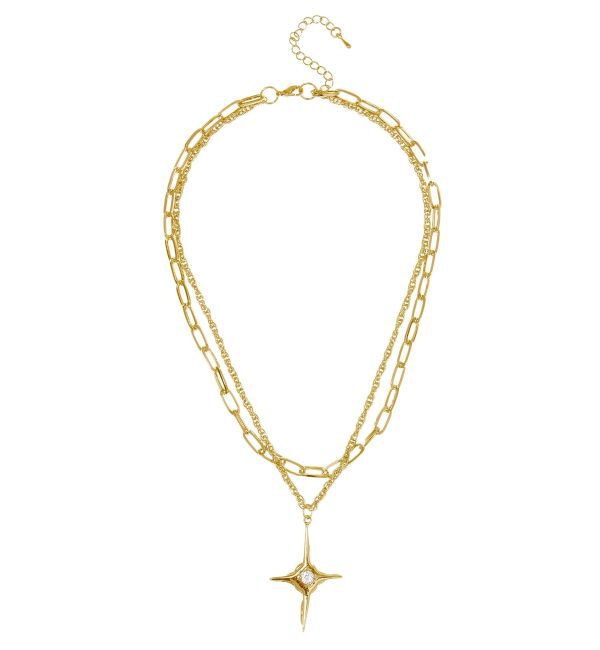 EVRIS「CROSS PENDANTチョーカーネックレス」|ネックレス|ゴールド