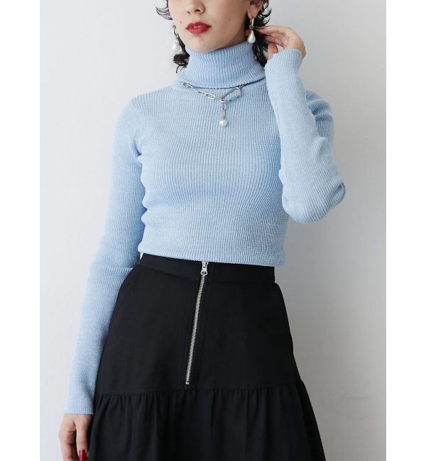 jouetie「ベーシックカラータートルニット」|ニット・セーター|
