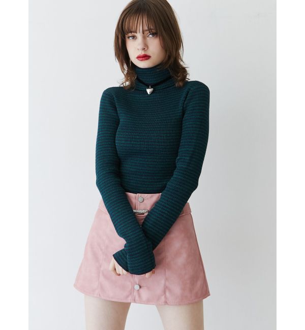 jouetie「ベーシックカラータートルニット」|ニット・セーター|