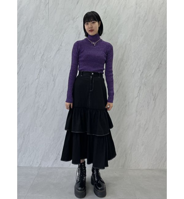 jouetie「ベーシックカラータートルニット」|ニット・セーター|