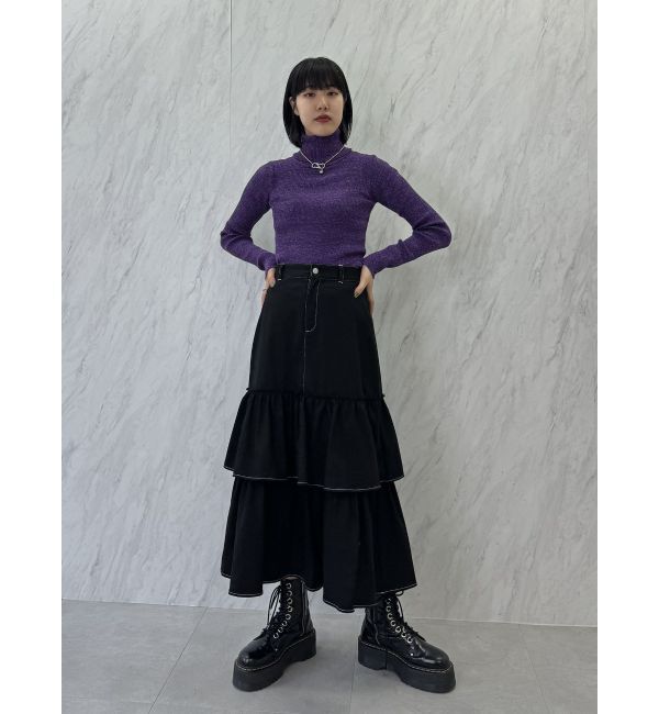 jouetie「ベーシックカラータートルニット」|ニット・セーター|