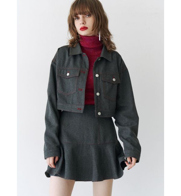 jouetie「ベーシックカラータートルニット」|ニット・セーター|