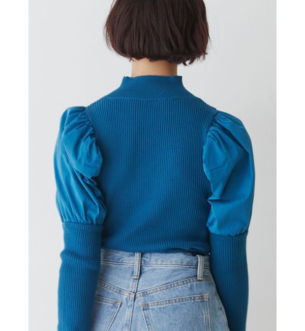 jouetie「パフスリーブハイネックニット」|ニット・セーター|