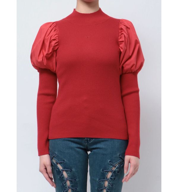 jouetie「パフスリーブハイネックニット」|ニット・セーター|