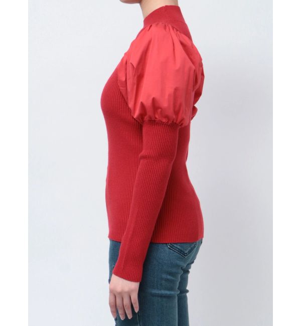 jouetie「パフスリーブハイネックニット」|ニット・セーター|