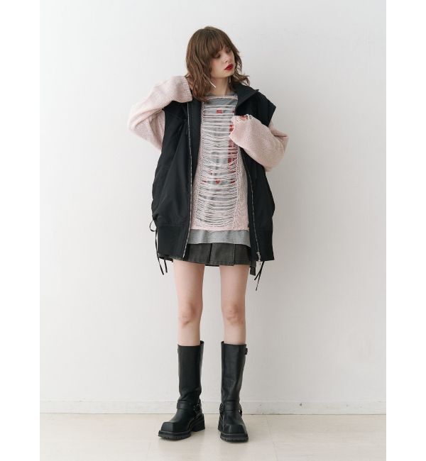 jouetie「オーバークラッシュローゲージニット」|ニット・セーター|