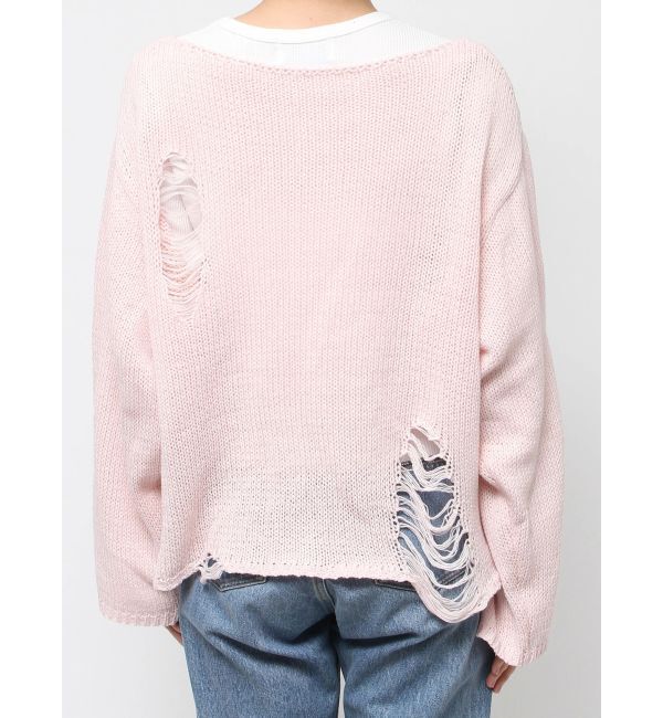 jouetie「オーバークラッシュローゲージニット」|ニット・セーター|