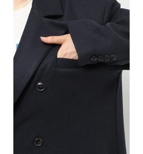 jouetie「ダブルブレストロングコート」|チェスターコート|