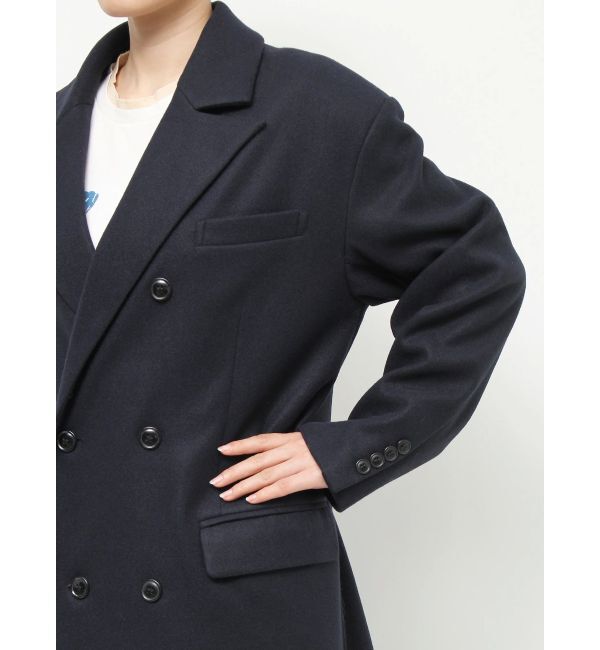 jouetie「ダブルブレストロングコート」|チェスターコート|