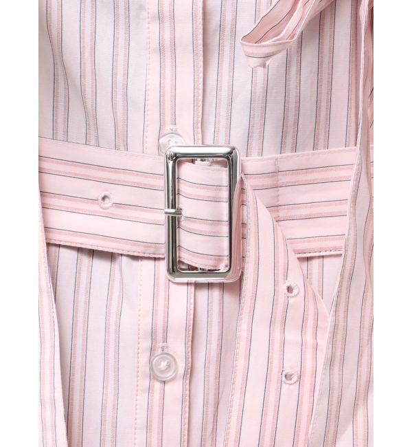 jouetie「ギャザーリボンシャツワンピース」|ワンピース|