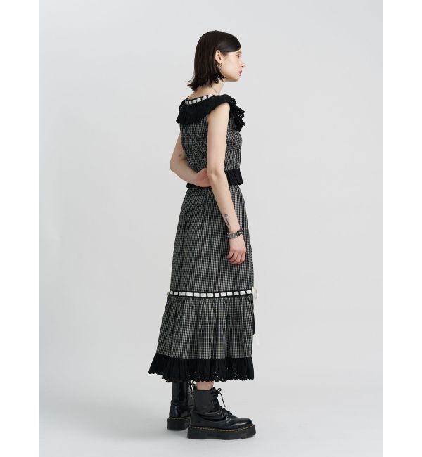 jouetie「リボンステッチフリルビスチェ【セットアップ対応】」|シャツ・ブラウス|