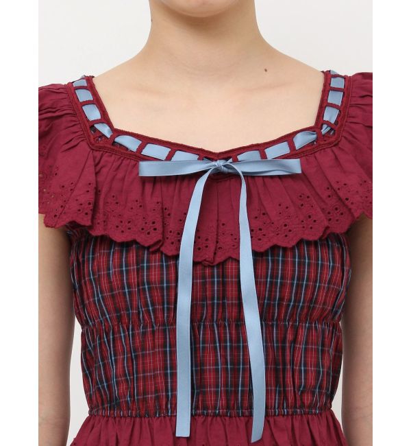 jouetie「リボンステッチフリルビスチェ【セットアップ対応】」|シャツ・ブラウス|