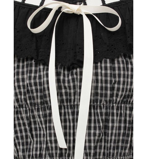 jouetie「リボンステッチフリルビスチェ【セットアップ対応】」|シャツ・ブラウス|