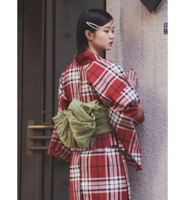 jouetie「【jouetieオリジナル】タータンチェックセパレート浴衣セット」|その他|