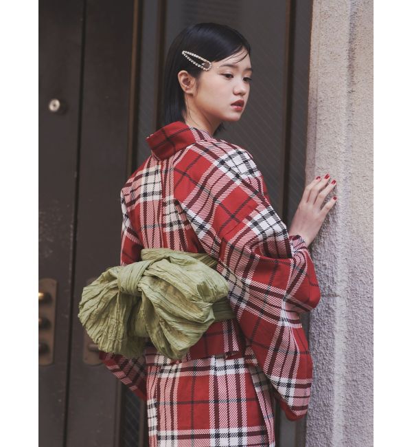 jouetie「【jouetieオリジナル】タータンチェックセパレート浴衣セット」|その他|