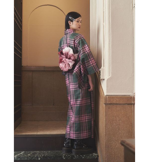 jouetie「【jouetieオリジナル】タータンチェックセパレート浴衣セット」|その他|