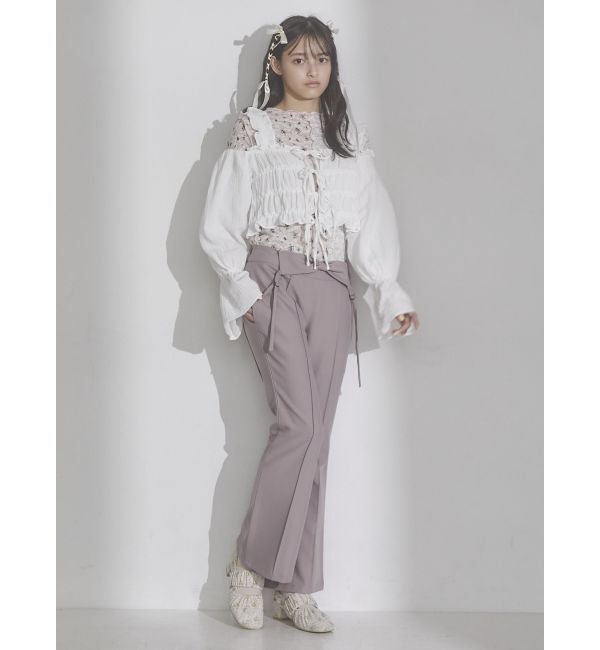 merry jenny「ギャザーバンドシューズ」|パンプス|