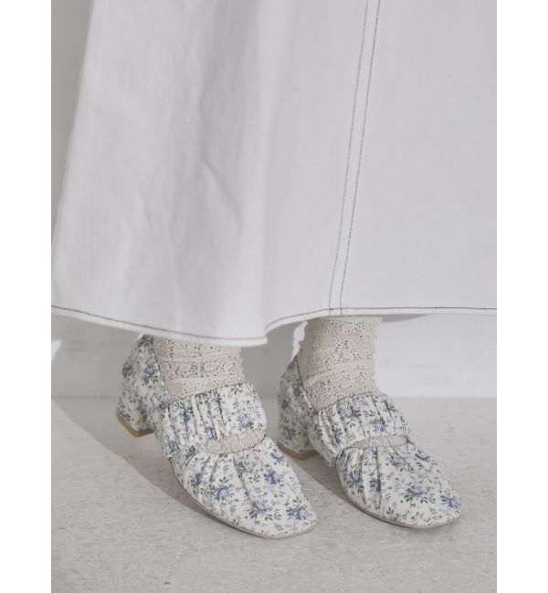 merry jenny「ギャザーバンドシューズ」|パンプス|