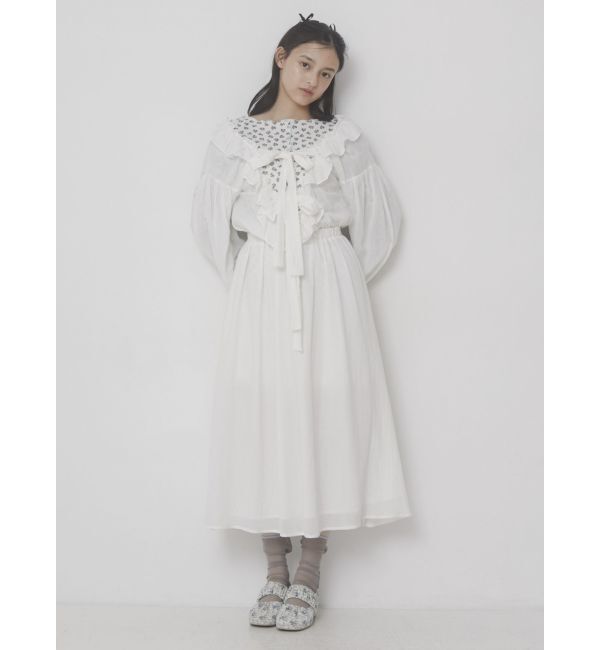 merry jenny「ギャザーバンドシューズ」|パンプス|