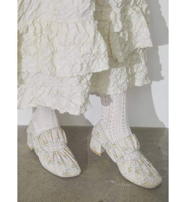 merry jenny「ギャザーバンドシューズ」|パンプス|