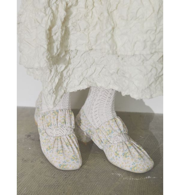 merry jenny「ギャザーバンドシューズ」|パンプス|ピンク