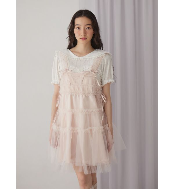 merry jenny「petit flowerセーラートップス」|Tシャツ・カットソー|