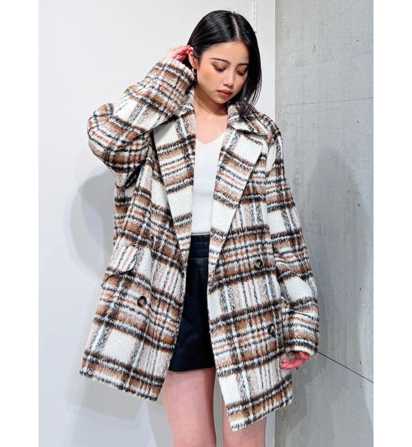 GYDA「スライバー ミディ チェスターコート」|チェスターコート|