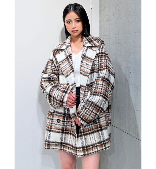 GYDA「スライバー ミディ チェスターコート」|チェスターコート|