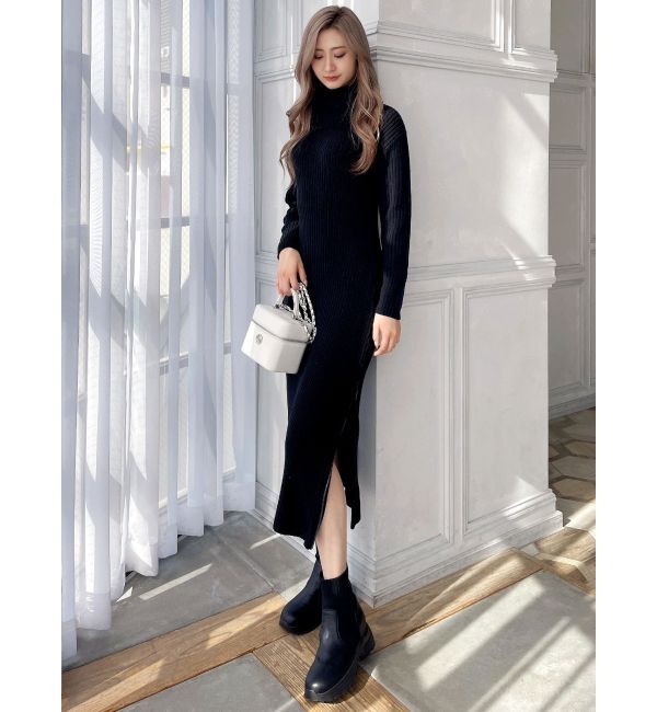 GYDA「Loose long ニットワンピース」|ワンピース|