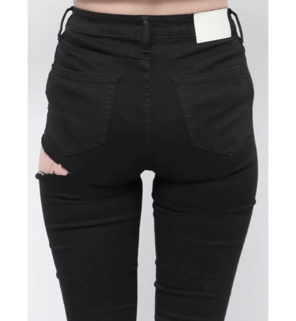 GYDA「ミドルウエストSIDE RIPPEDカラースキニーパンツ」|その他|