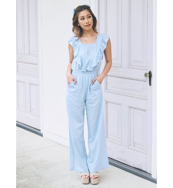 GYDA「フリルデザインオールインワン」|オールインワン|