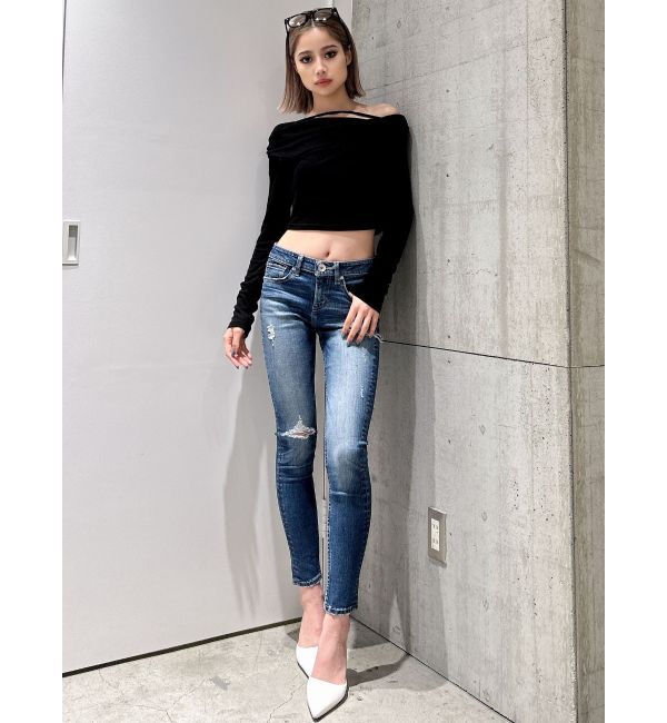 GYDA「アシンンメトリーオフショルトップス」|Tシャツ・カットソー|