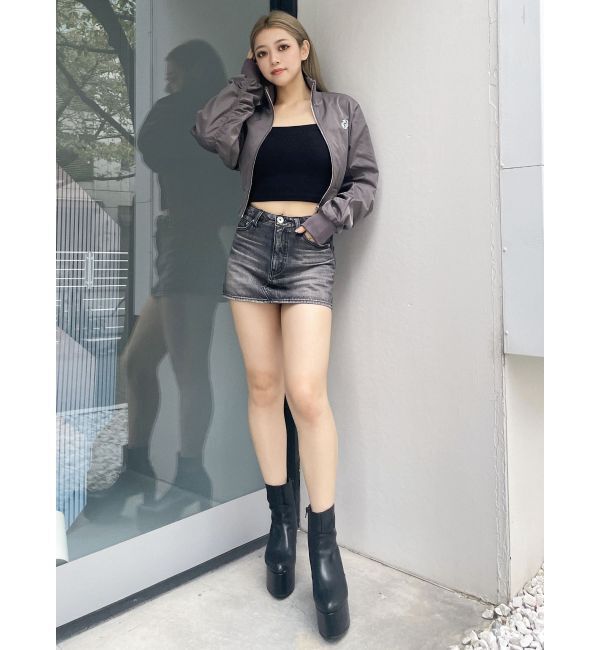 GYDA「GDハイネックショートブルゾン」|ブルゾン・スタジャン|