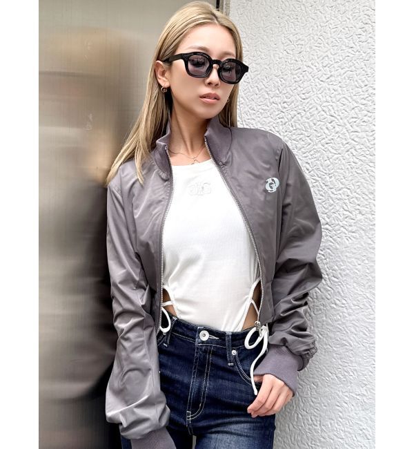 GYDA「GDハイネックショートブルゾン」|ブルゾン・スタジャン|