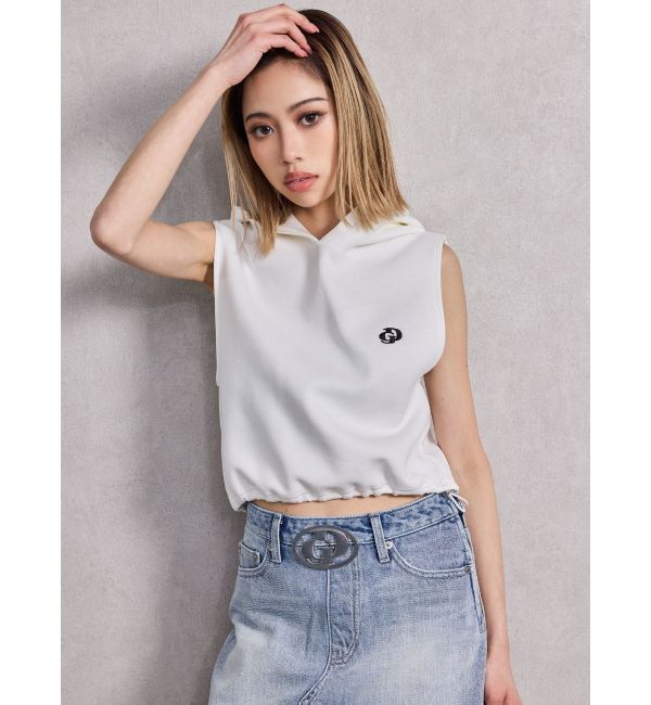 GYDA「GD MOLDスカートライクデニムショートパンツ」|スカート|