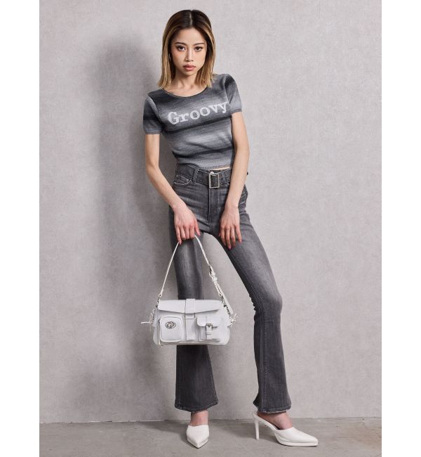 GYDA「Groovy グラデーションニットトップス」|ニット・セーター|