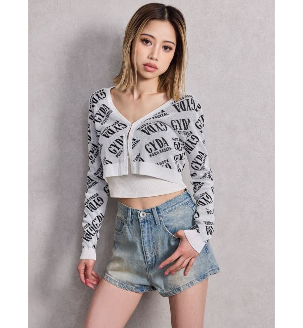 GYDA「GYDA POSH FADITAL ニットカーディガン」|カーディガン|