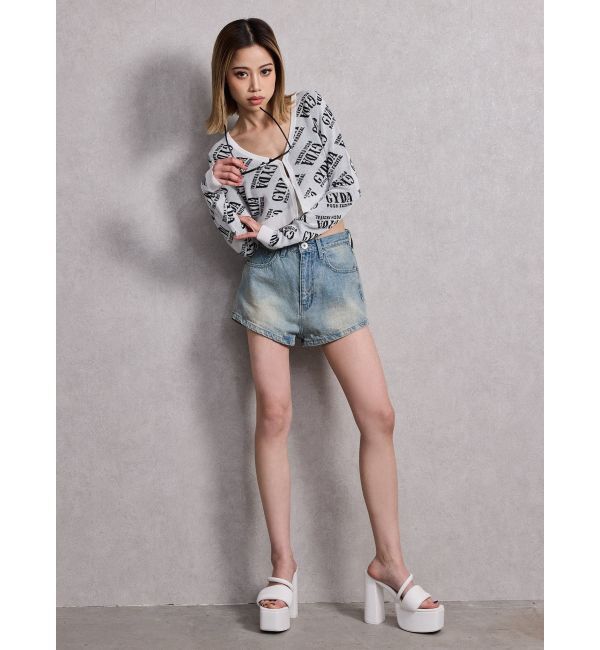 GYDA「GYDA POSH FADITAL ニットカーディガン」|カーディガン|