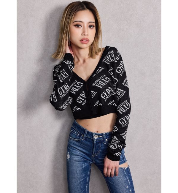 GYDA「GYDA POSH FADITAL ニットカーディガン」|カーディガン|