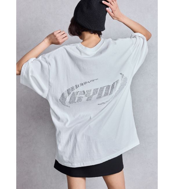 GYDA「BACK GYDAラインストーンBIG Tシャツ」|Tシャツ・カットソー|