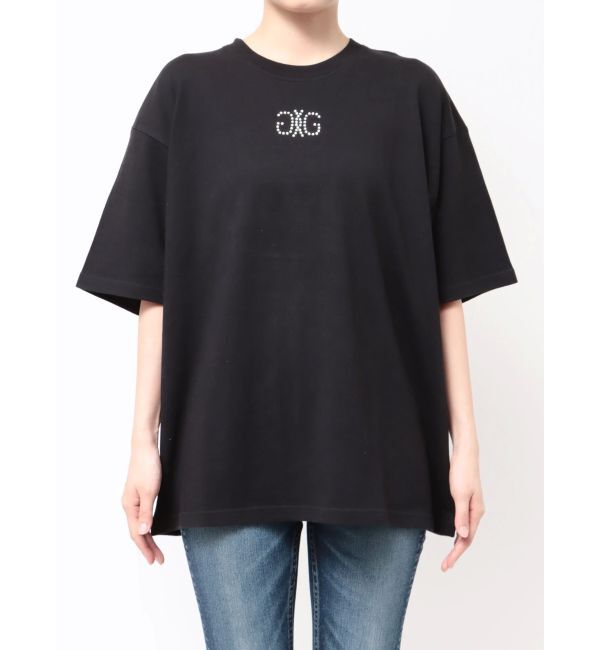 GYDA「BACK GYDAラインストーンBIG Tシャツ」|Tシャツ・カットソー|