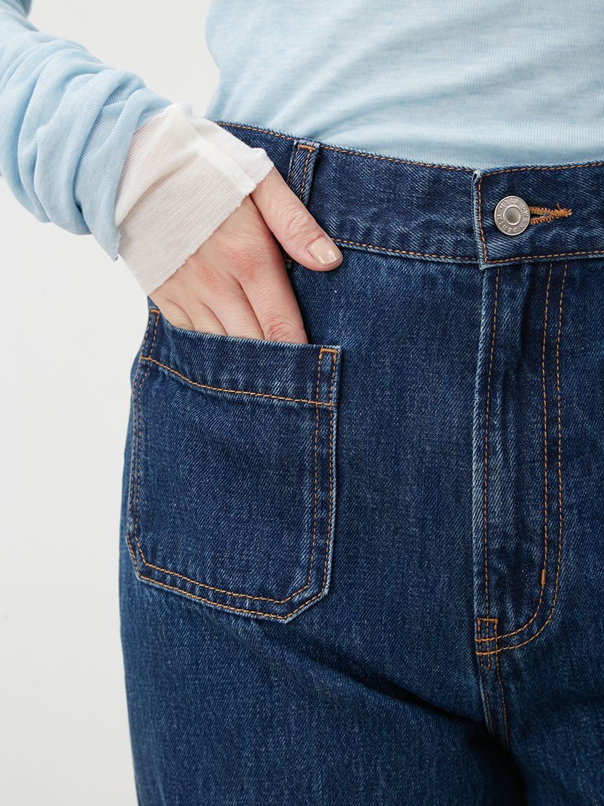 Mila Owen「パッチポケットデザインシガレットデニム」|デニム|