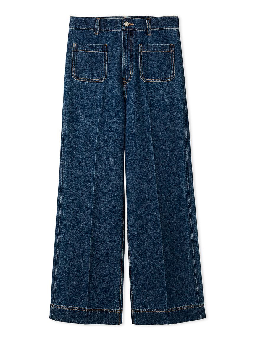 Mila Owen「パッチポケットデザインシガレットデニム」|デニム|