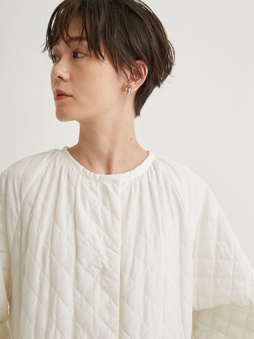 emmi atelier「【emmi atelier】金子綾 コラボキルティングコート」|その他|