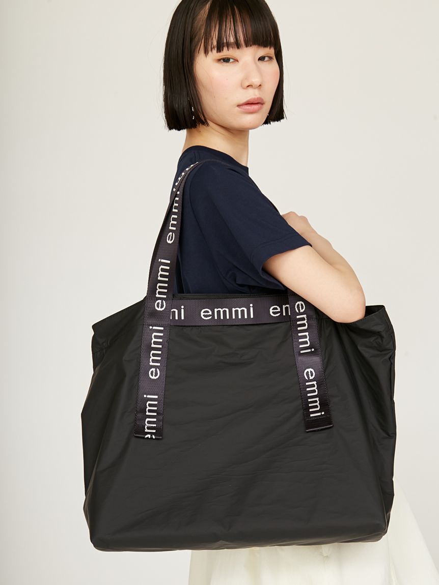 emmi atelier「【10th】【ONLINE限定カラー】emmiロゴビッグトートバッグ」|トートバッグ|